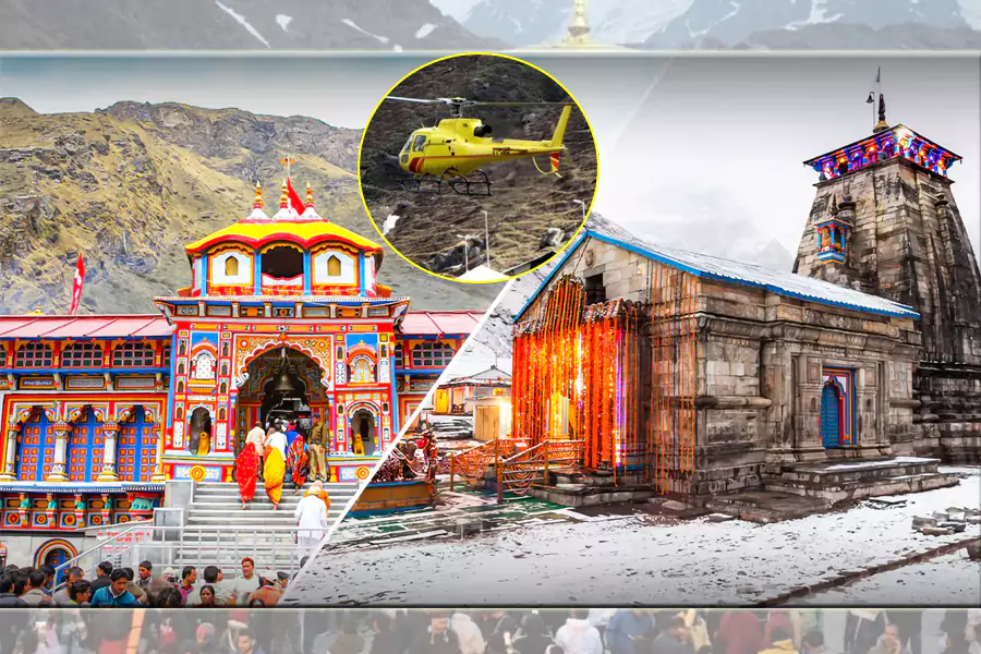 Do Dham Yatra by Helicopter Package