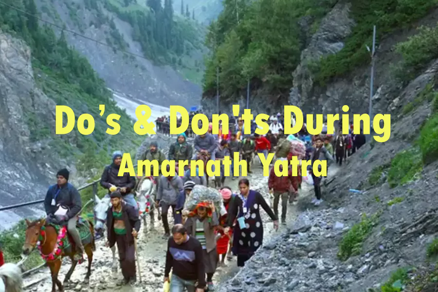 Do’s & Don’ts During Amarnath Yatra